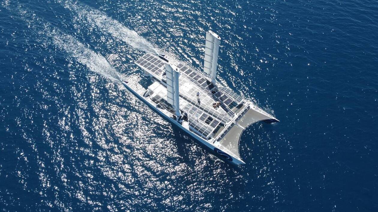 LOFTNETS équipe en filet de catamaran le célèbre navire Energy Observer