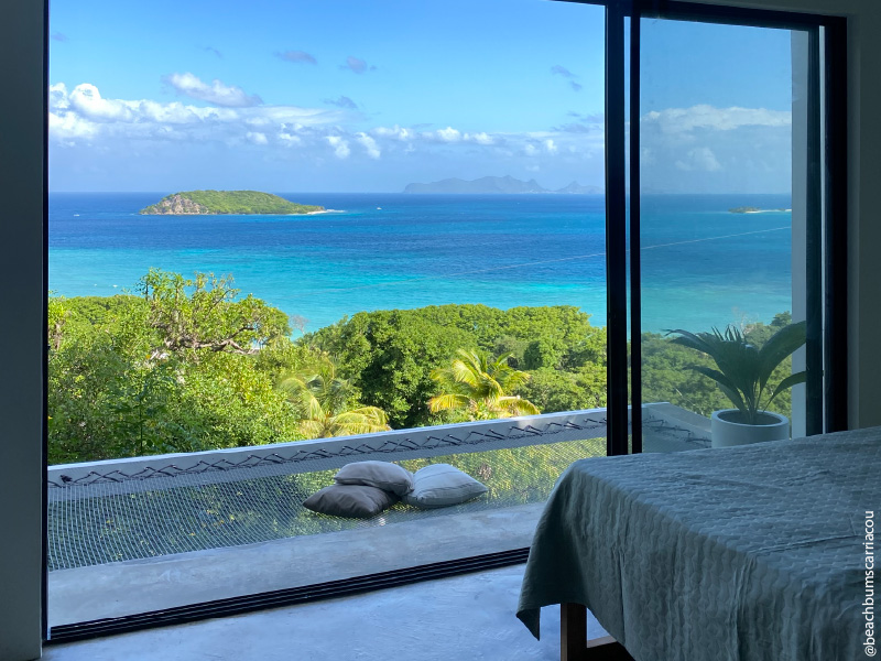 Filet d'habitation 20 mm gris chambre Airbnb sur l'île Grenade