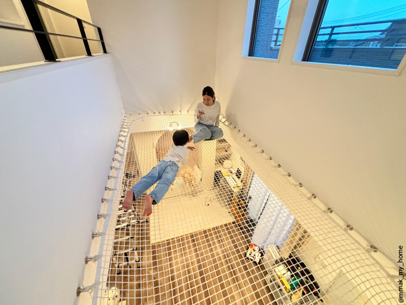 Filet d'habitation 30 mm blanc avec laçage point par point au Japon