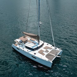 Katamarannetz für Fountaine Pajot Saba 50