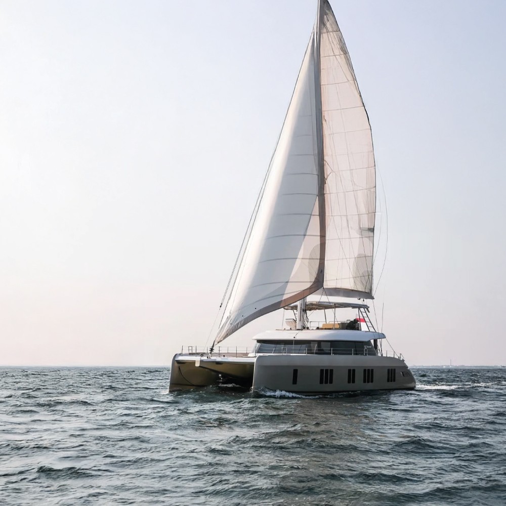 Katamarannetze für Sunreef 50A Katamarannetze für Sunreef 50A