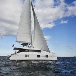 Katamarannetze für Sunreef 60A
