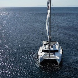 Katamarannetz für Fountaine Pajot Elba 45