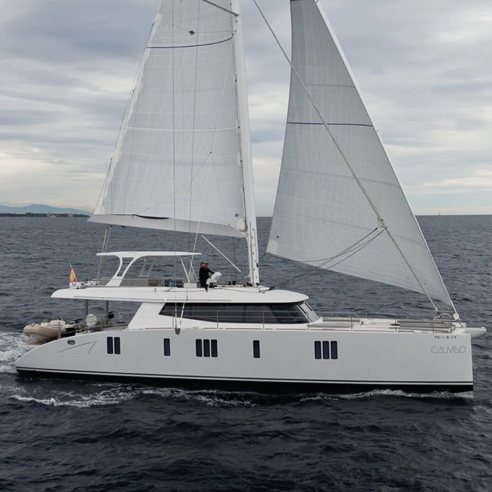 Katamarannetz für Sunreef 74 Katamarannetz für Sunreef 74