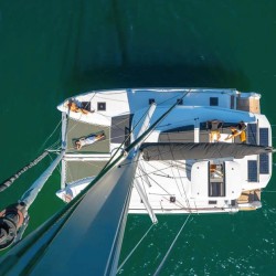 Katamarannetz für Lagoon 43