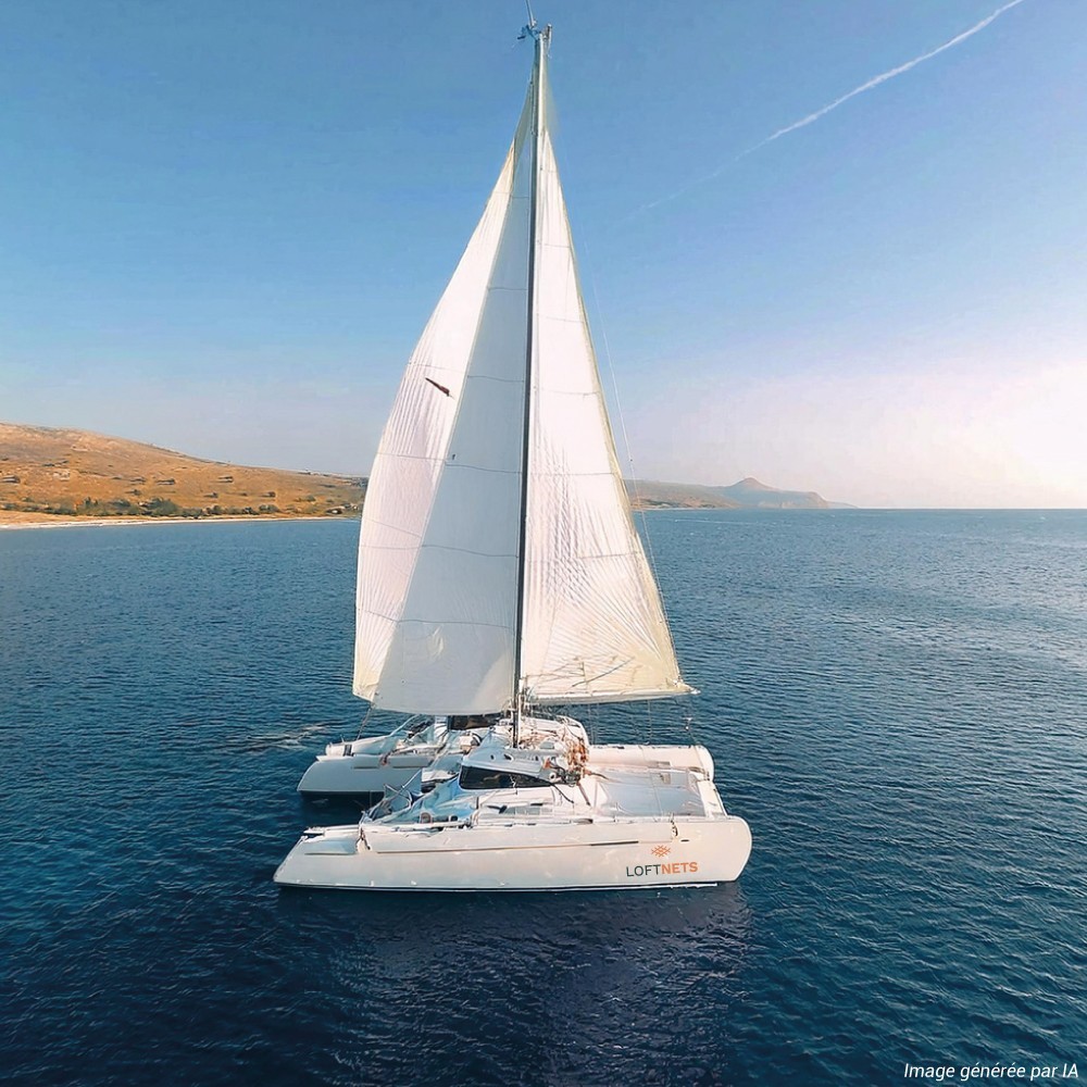 Graal 49 catamaran nets Graal 49 catamaran nets