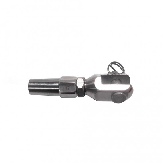 Turnbuckle terminal for 6 mm wire rope