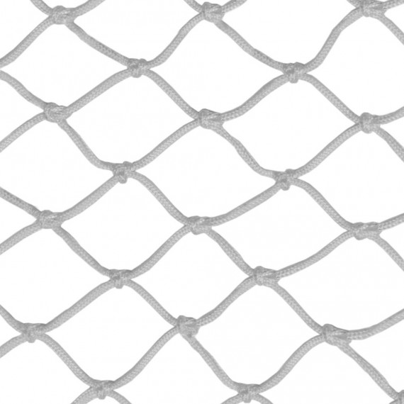 50 mm Knotted netting for catamaran in white