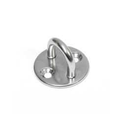 Piastrina con occhiello inox A4