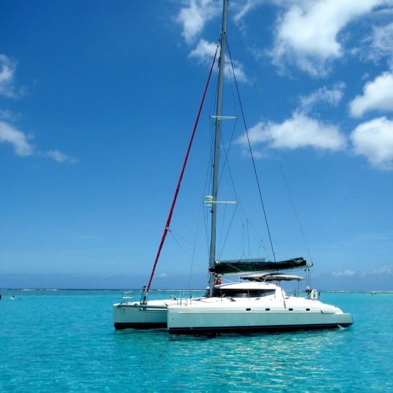 Trampoline for Bahia 46 catamaran