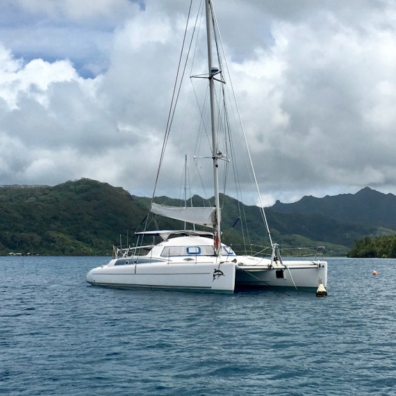 Trampoline for Fidji 39 catamaran