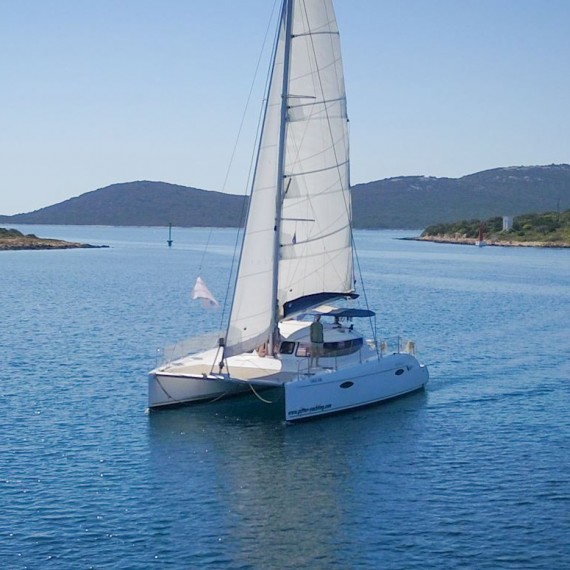 Trampoline for Lavezzi 40 catamaran