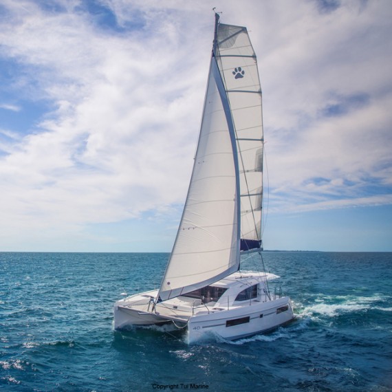 Trampoline for Leopard 40 catamaran