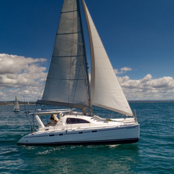 Trampoline for Leopard 42 catamaran