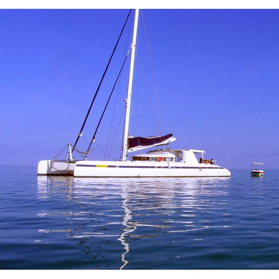 Trampoline for Nautitech 82 catamaran 