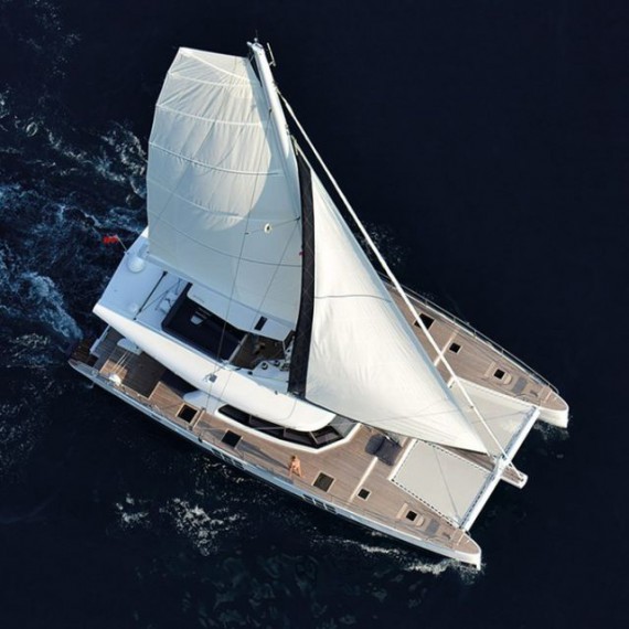 Trampoline for Sunreef 62 catamaran