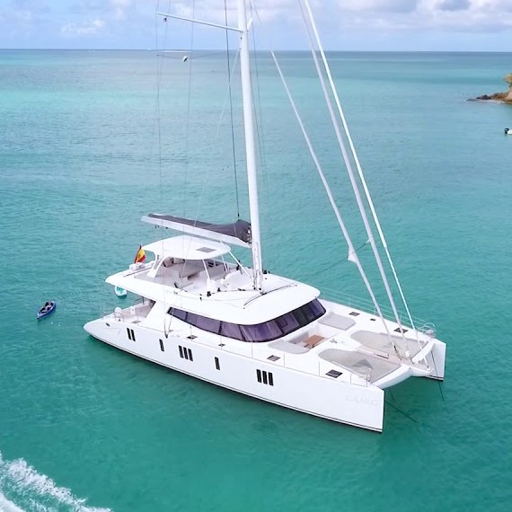 Trampoline for Sunreef 74 catamaran