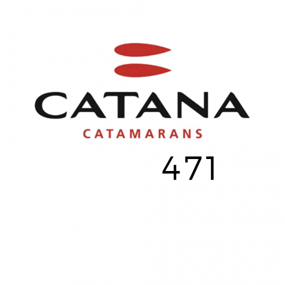 Trampoline for Catana 471 catamaran 