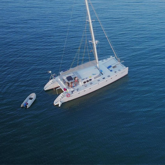 Trampoline for Marquise 56 catamaran