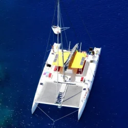 Trampoline for Ocean Voyager 64 catamaran 