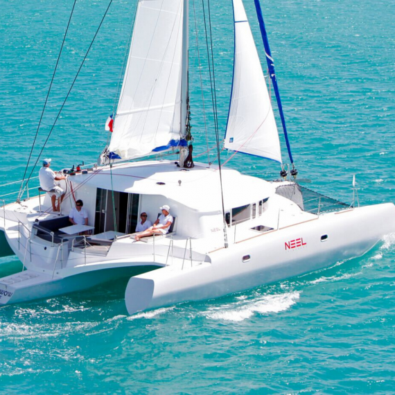 Trampoline for Neel 45 catamaran