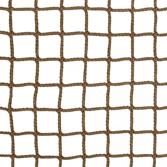 30-mm (1 1/8'') coffee knotless netting