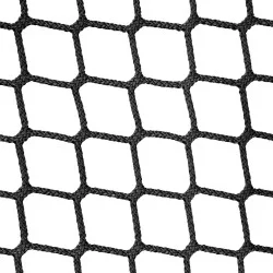 45-mm (1 3/4'') black knotless netting