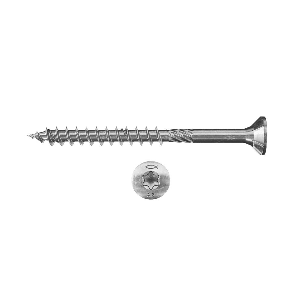 Vite per legno 5x50 mm inox A2