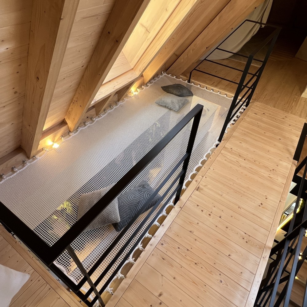 Weißes Wohnnetz 5,93 m² in gemütlichem Interieur Weißes Wohnnetz 5,93 m² in gemütlichem Interieur