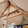 Vertikales Netz für Innenbereich beige 1,41 m² zur Sicherung eines Zimmers