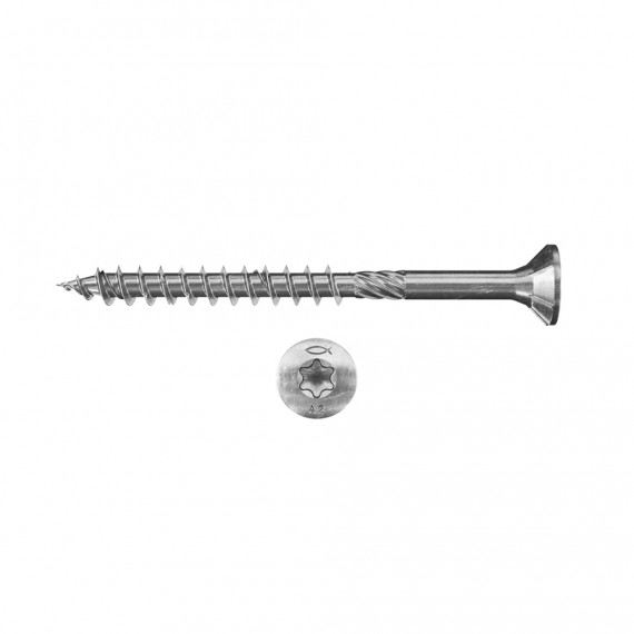 A2 stainless steel 5X50 screw for wood