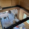 Netz für Zwischengeschoss schwarze Maschen 6,48 m²