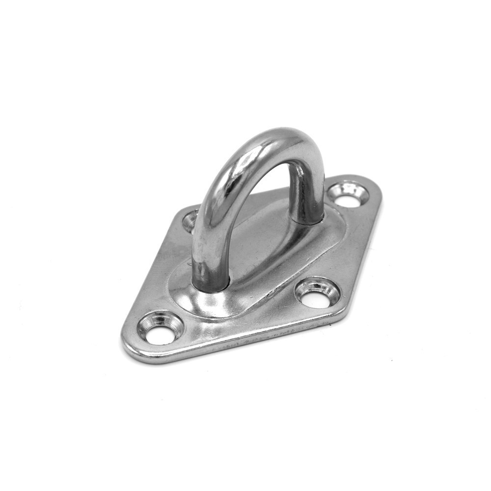 Platine ancrage bois inox A4