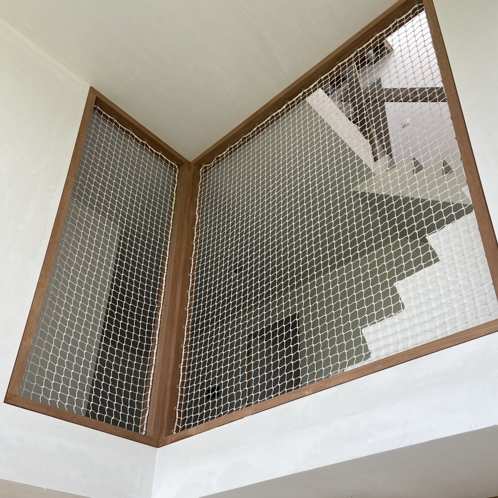 3 vertikale Netze Typ Geländer weiß 11,7m² 3 vertikale Netze Typ Geländer weiß 11,7m²