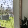 3 vertikale Netze Typ Geländer weiß 11,7m²