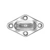 Platine ancrage bois inox A4