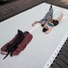 Toile technique blanche 15 m² pour terrasse