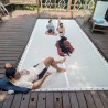 Toile technique blanche 15 m² pour terrasse