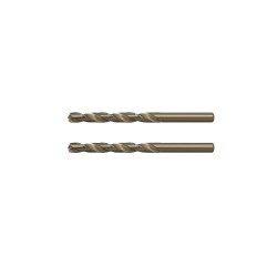 Satz von 2 HSS-Stahlbohrern 4 mm