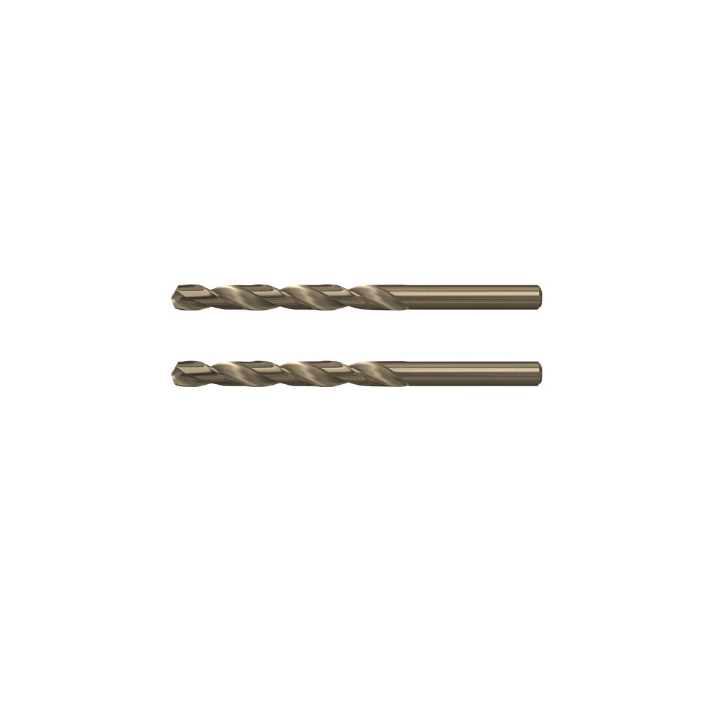 Satz von 2 HSS-Stahlbohrern 4 mm
