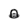 Piastrina con occhiello inox A4 noir
