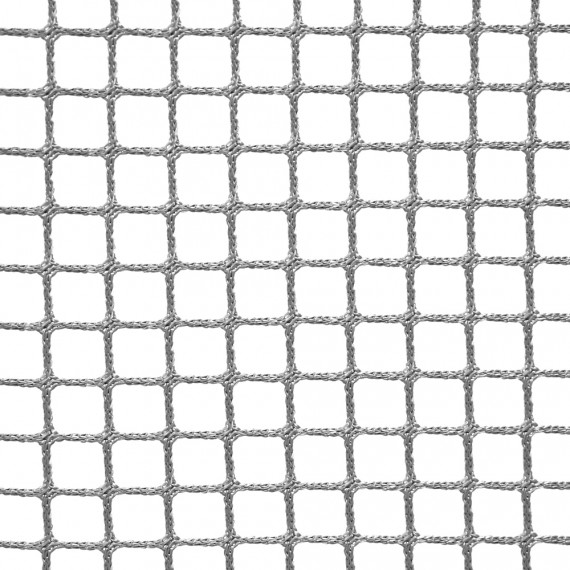 Katamaran-Netz - Geflochtenes Netz mit 30 mm grau