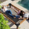 Sunbed doble con red de catamarán – LOFTNETS