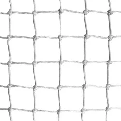 50 mm (2'') white knotted loft net