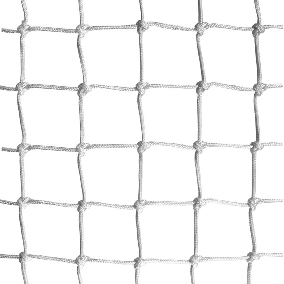 50 mm (2'') white knotted loft net