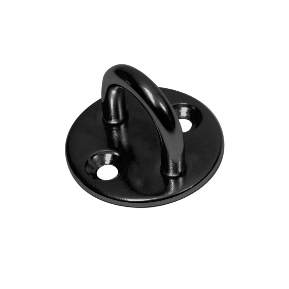 Black stainless steel A4 eye plate (without screws)