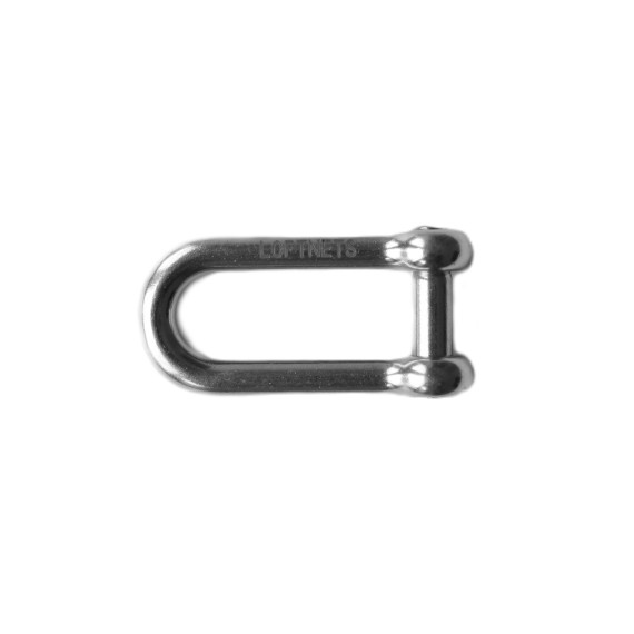 Lacing D-shackle A4 stainless steel