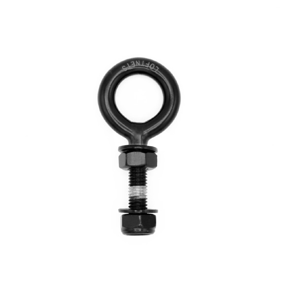 10 x 100 A4 black stainless steel eye bolt 