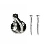 Grillo con piastrina inox A4 con viti per rete per abitazione horizontal