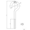 Embout visseuse pour piton
